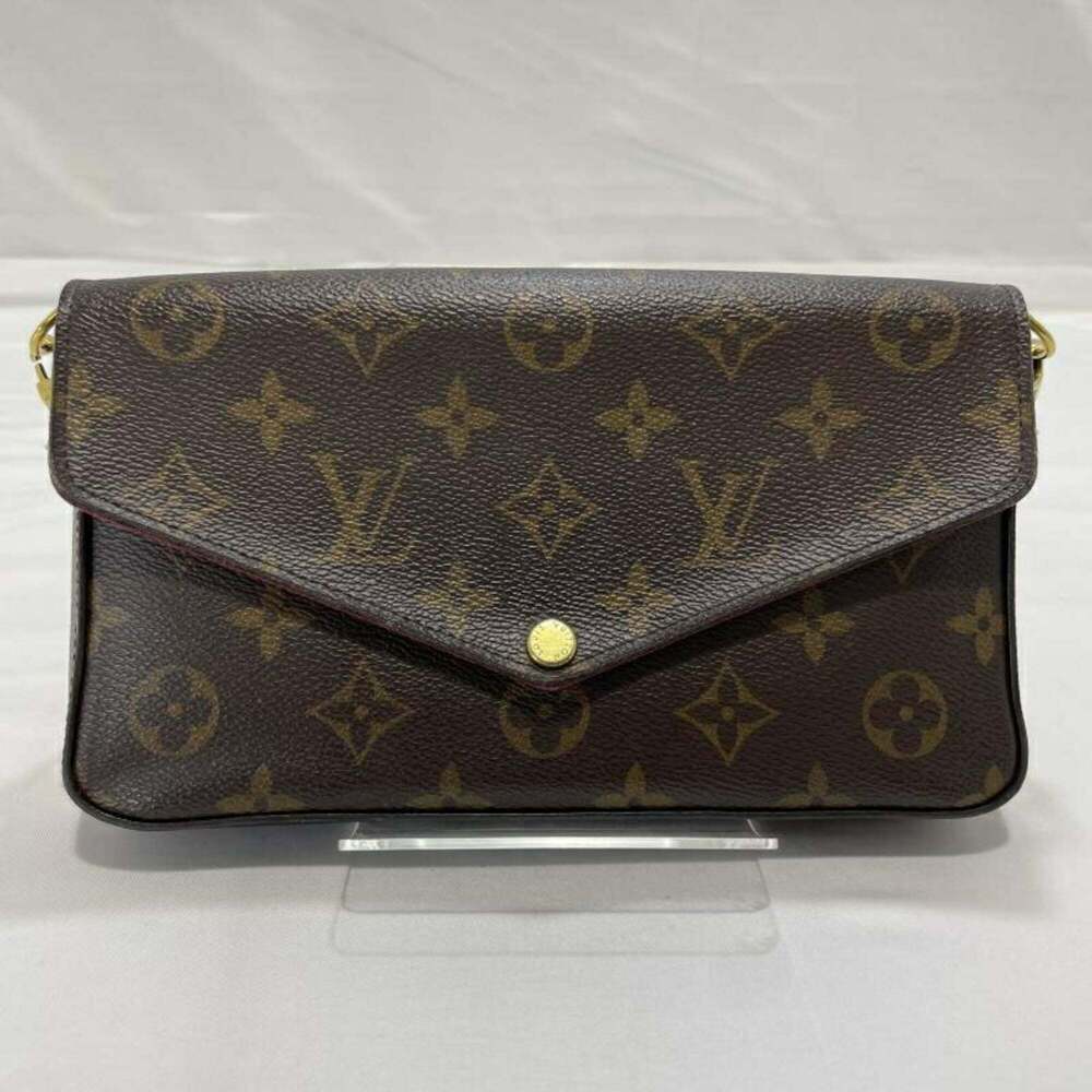 LOUIS VUITTON Brown Pochette Shoulder Bag - Picture 1 of 10